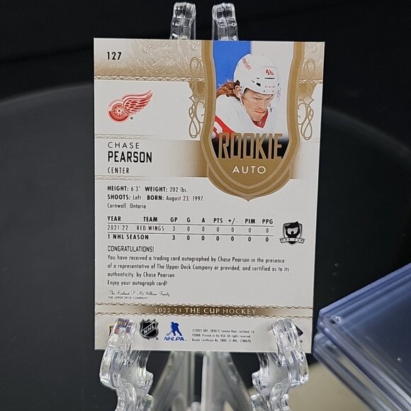 2022-23 Rookie Chase Pearson Rookie Auto 34/36 #127 - Picture 4 of 9